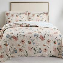 Cobre Leito Evolution Floral Solteiro/Casal/Queen/King Dupla Face