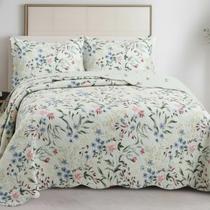 Cobre Leito Evolution Floral Solteiro/Casal/Queen/King Dupla Face