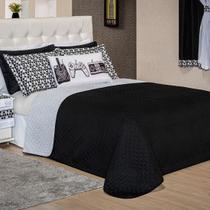 Cobre Leito Game Retrô Dupla Face c/ Almofada Casal 06 Peças