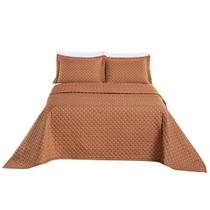 Cobre Leito Grande Casal King Colcha Cama Box 3 Peças Ravena