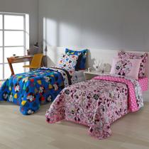Cobre Leito Infantil Estampado Disney - Cama De Solteiro - 01 Peças Cobre Leito Infantil Estampado Disney - Cama De Solteiro - 01 Peças