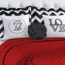 Cobre Leito Isabela Casal com 8 peças Algodão - Casa Borda Cobre Leito Isabela Casal com 8 peças Algodão - Casa Borda