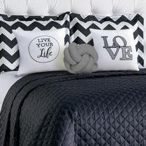 Cobre Leito Isabela Queen com 8 peças Algodão - Casa Borda