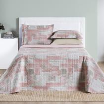 Cobre Leito King Dupla Face Coton Algodão 200F Estampado