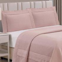 Cobre Leito King Majestic Bordado Inglês Micropercal 300 Fios Toque De Algodão 3 Peças - Malva Cobre Leito King Majestic Bordado Inglês Micropercal 300 Fios Toque De Algodão 3 Peças - Malva