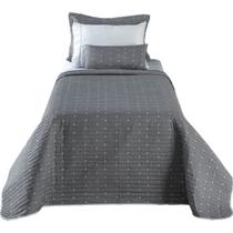 Cobre Leito Luxo Dupla Face Percal 400 Fios Solteiro 4 Peças