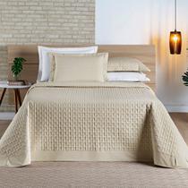 COBRE LEITO MADRI PERCAL 200 FIOS - 100% ALGODÃO - 3 PEÇAS - ANTIALÉRGICO - PREMIUM Queen