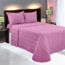 Cobre Leito Malha Queen 3 Peças Cobre Leito e Par de Fronhas