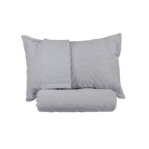 Cobre Leito Malha Solteiro 2 Peças Algodão Alta Qualidade