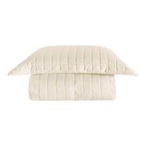 Cobre Leito Matelassê Percal 300 fios Basic Solteiro 02 Peças 100% Poliéster - Marfim Cobre Leito Matelassê Percal 300 fios Basic Solteiro 02 Peças 100% Poliéster - Marfim