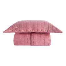 Cobre Leito Matelassê Percal 300 fios Basic Solteiro 02 Peças 100% Poliéster - Rosê Cobre Leito Matelassê Percal 300 fios Basic Solteiro 02 Peças 100% Poliéster - Rosê