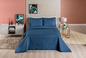 Cobre leito para cama king cobre leito king 200 fios micropercal bordado 03 peças
