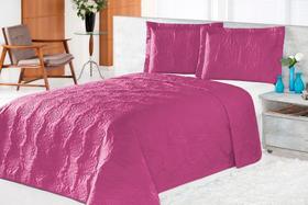 Cobre Leito Pratic Rosas Solteiro 2 Pecas - Pink