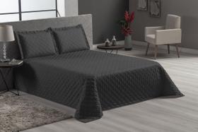 Cobre Leito Preto Matelado Para Cama Casal Queen 4 Peças