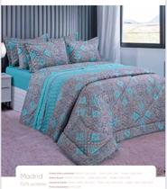 cobre leito queen 3 peças