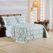 Cobre Leito Queen 400 Fios Dupla Face com Aba Americana 03 Peças Afeto