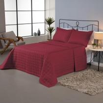 Cobre Leito Queen Colcha Cama Cobreleito Roupa de Cama Soft Matelado 03 Pçs