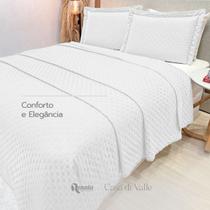 Cobre Leito Queen Colcha Percal 400 Fios Toque De Pluma Luxo