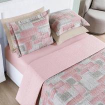 Cobre Leito Queen Cotton Select Dupla Face 200 Fios 3 Peças - Quadri