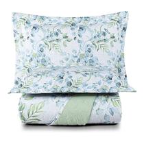 Cobre Leito Queen Cotton Select Dupla Face Percal 200 Fios 3 Peças - 80% Algodão 20% Poliéster Cobre Leito Queen Cotton Select Dupla Face Percal 200 Fios 3 Peças - 80% Algodão 20% Poliéster