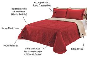 Cobre Leito Queen Dupla Face Clara 3 peças