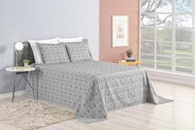 Cobre Leito Queen Michigan 05 Peças Micro Jacquard
