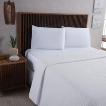 Cobre Leito Queen Microfibra Matelado Dupla Face Requinte 1 Peça