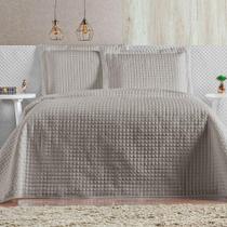 Cobre Leito Queen Plata Percal 200 Fios 3 Peças - Bege