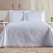 Cobre Leito Queen Plata Percal 200 Fios 3 Peças - Branco