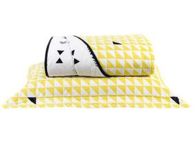 Cobre-leito Queen Santista Algodão Modal Home Design Cool Amarelo 3 Peças