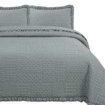 Cobre Leito Queen Size 100 Algodão Ellie 300 Fios Bordado