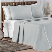 Cobre leito Queen Size PIQUET Lisboa 100% Algodão 03 Peças CHARM