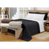 Cobre Leito Queen Soft Preto Valle Enxovais 2 peças