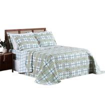 Cobre Leito Queen Spring Micropercal 100% Poliéster - York