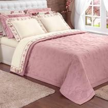 Cobre Leito Queen Yasmin Rose Casaborda 3 peças Cobre Leito Queen Yasmin Rose Casaborda 3 peças