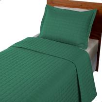 Cobre Leito Riviera Colcha Percal 300 Fios Solteiro 2 Peças Dupla Face