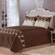 Cobre Leito Ryviera Solteiro Matelado 3 Peças - Tabaco