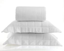 Cobre leito Satinée square branco 300 fios