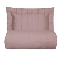 Cobre Leito Satinee Square Inrose King 300 Fios - Kacyumara