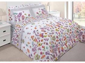 Cobre-leito Solteiro 2pc 100% Algodão Percal 200 Fios Dreams