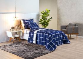 Cobre Leito Solteiro Austin 2Pçs Dupla Face Micropercal 200 Fios Várias Cores