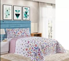 Cobre Leito Solteiro King 2 Peças Dupla Face 180 Fios