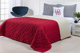 Cobre leito solteiro king 4 peças dupla face love jk