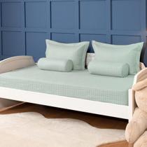 Cobre Leito Solteiro Lavive Pla Bicama 2Pçs Verde Malva Cobre Leito Solteiro Lavive Pla Bicama 2Pçs Verde Malva