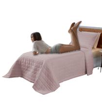 Cobre Leito Solteiro Matelado Soft Dupla Face com Porta-Travesseiro