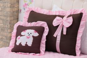 Cobre Leito Solteiro Meg Com Babado Rosa Cobre Leito Solteiro Meg Com Babado Rosa