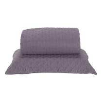 Cobre Leito Solteiro Milão Dupla Face Micropercal 200 Fios 2 Peças - Lavanda - 100% Poliéster