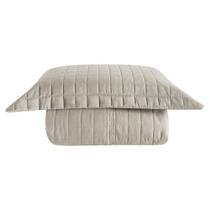 Cobre Leito Solteiro Porta Travesseiro 300 fios Basic Bege