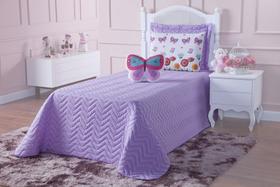 Cobre Leito Solteiro Primavera 3Pçs Infantil Menina Borboleta Rosa E Lilas Cobre Leito Solteiro Primavera 3Pçs Infantil Menina Borboleta Rosa E Lilas
