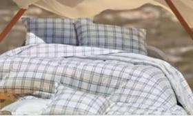 Cobre Leito TEKA Para Cama Casal 3 peças Dupla Face Diamante 100% Algodão